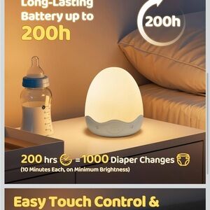 🔥Touch Control Night Light with Long-Lasting Battery🔥
